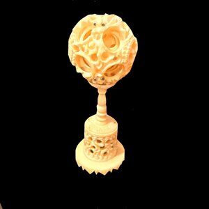 5-Layer Dragon Puzzle Ball Antique